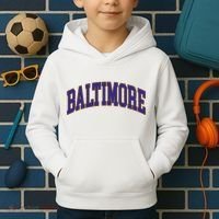 Baltimore Text Kids Hoodie thumb 2