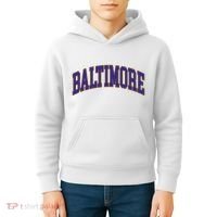 Baltimore Text Kids Hoodie thumb 4