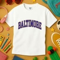 Baltimore Text Kids T-Shirt thumb 3
