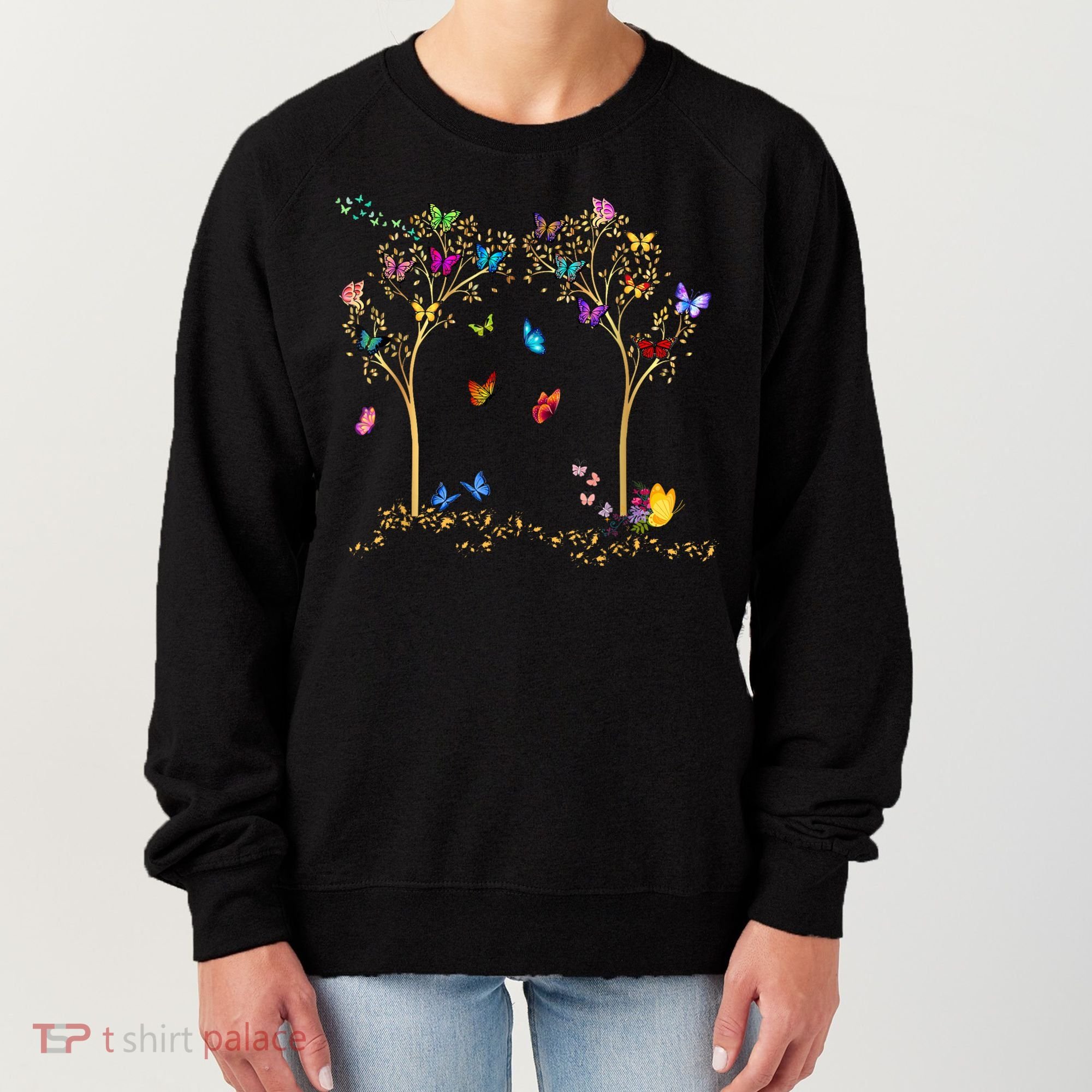 Butterfly Tree Beautiful Butterflies Women's Sweatshirt