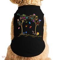 Butterfly Tree Beautiful Butterflies Doggie Tank thumb 0