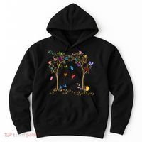 Butterfly Tree Beautiful Butterflies Hoodie thumb 0