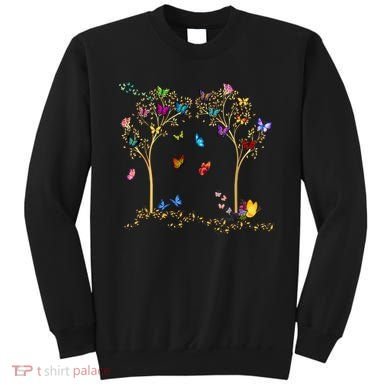 Butterfly Tree Beautiful Butterflies Sweatshirt