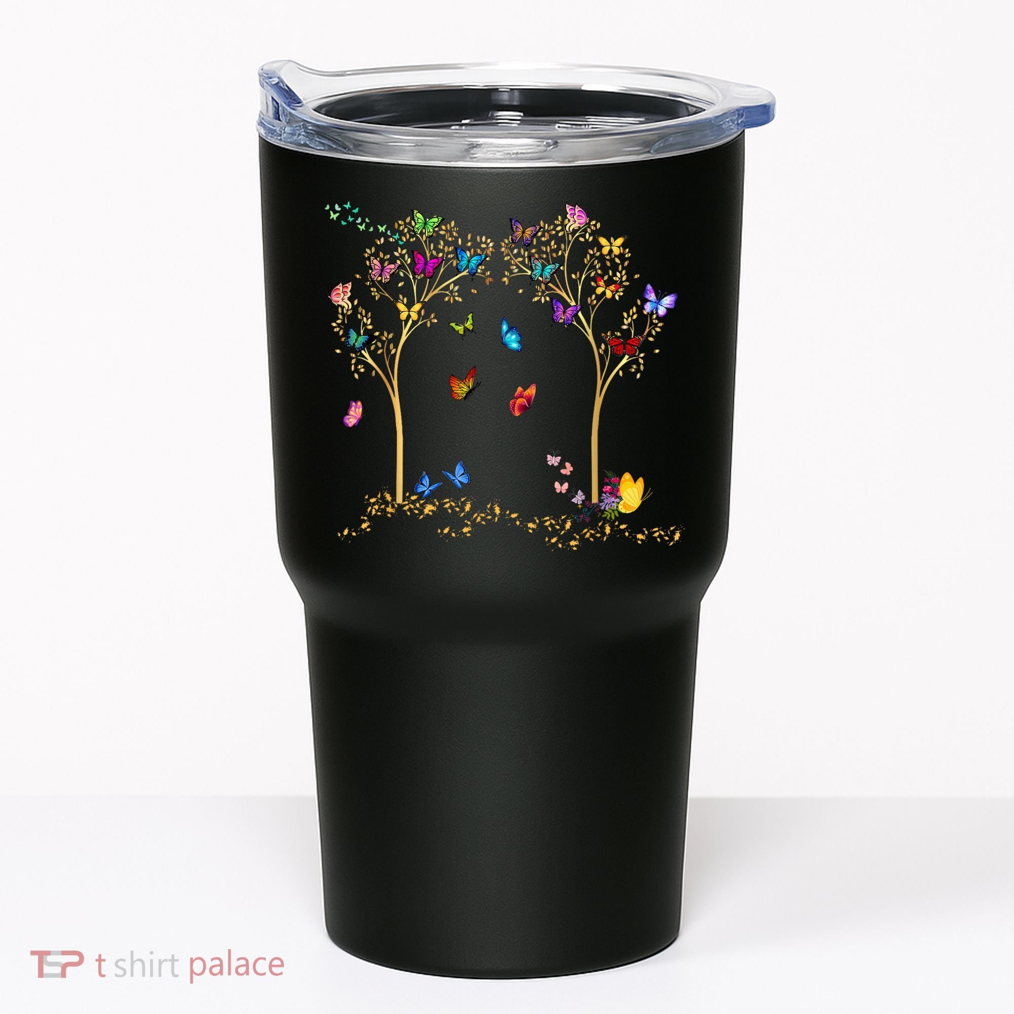 Butterfly Tree Beautiful Butterflies Tumbler