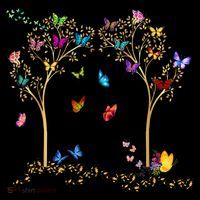 Butterfly Tree Beautiful Butterflies Tank Top thumb 6