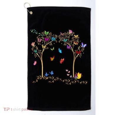 Butterfly Tree Beautiful Butterflies Golf Towel
