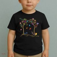 Butterfly Tree Beautiful Butterflies Toddler T-Shirt thumb 2