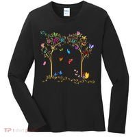 Butterfly Tree Beautiful Butterflies Women's Long Sleeve Shirt thumb 0