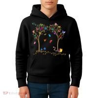 Butterfly Tree Beautiful Butterflies Kids Hoodie thumb 4
