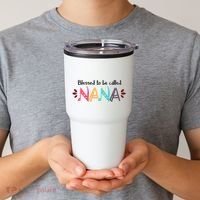 Blessed To Be Called Nana Tumbler thumb 2