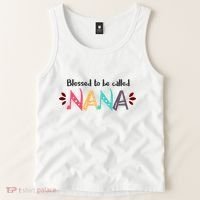 Blessed To Be Called Nana Tank Top thumb 2