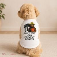 Bogey The Bear Only You Can Prevent Bogeys Disc Golf Doggie Tank thumb 2