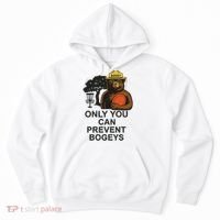 Bogey The Bear Only You Can Prevent Bogeys Disc Golf Hoodie thumb 0