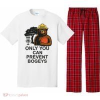 Bogey The Bear Only You Can Prevent Bogeys Disc Golf Pajama Set thumb 0