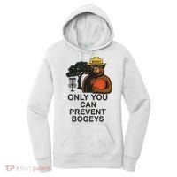 Bogey The Bear Only You Can Prevent Bogeys Disc Golf Women's Hoodie thumb 0