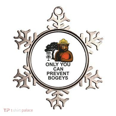 Bogey The Bear Only You Can Prevent Bogeys Disc Golf Ornament