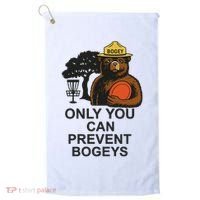 Bogey The Bear Only You Can Prevent Bogeys Disc Golf Golf Towel thumb 0