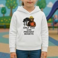Bogey The Bear Only You Can Prevent Bogeys Disc Golf Kids Hoodie thumb 3