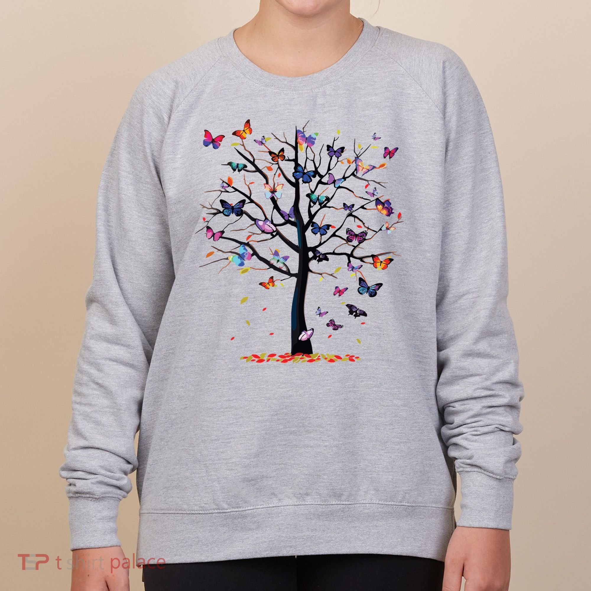 Butterfly Tree Beautiful Women's Sweatshirt