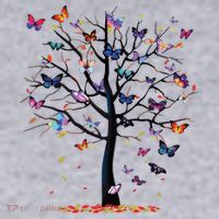 Butterfly Tree Beautiful Women's Sweatshirt thumb 2