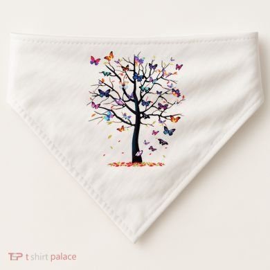 Butterfly Tree Beautiful USA-Made Doggie Bandana