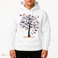 Butterfly Tree Beautiful Hoodie thumb 2