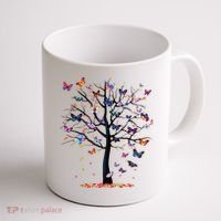Butterfly Tree Beautiful Coffee Mug thumb 1