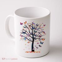 Butterfly Tree Beautiful Coffee Mug thumb 0