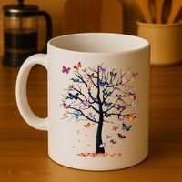 Butterfly Tree Beautiful Coffee Mug thumb 4