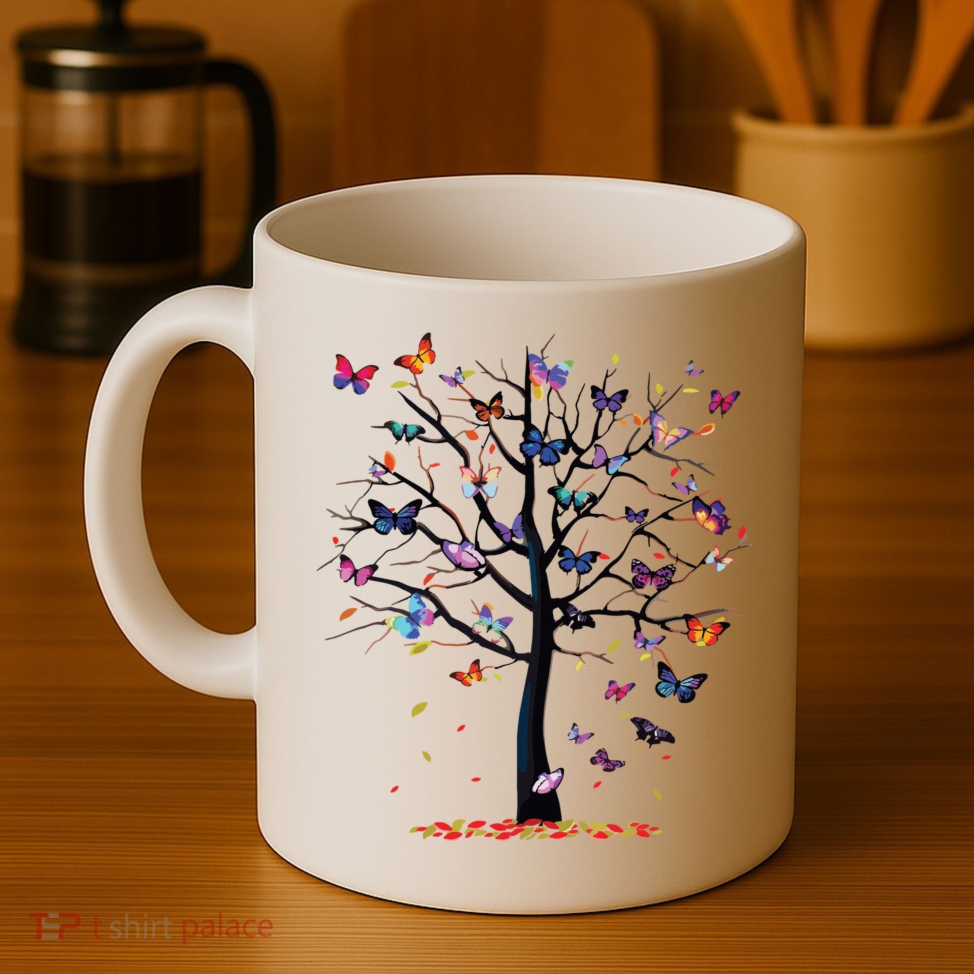 Butterfly Tree Beautiful Coffee Mug