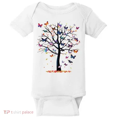 Butterfly Tree Beautiful Baby Bodysuit