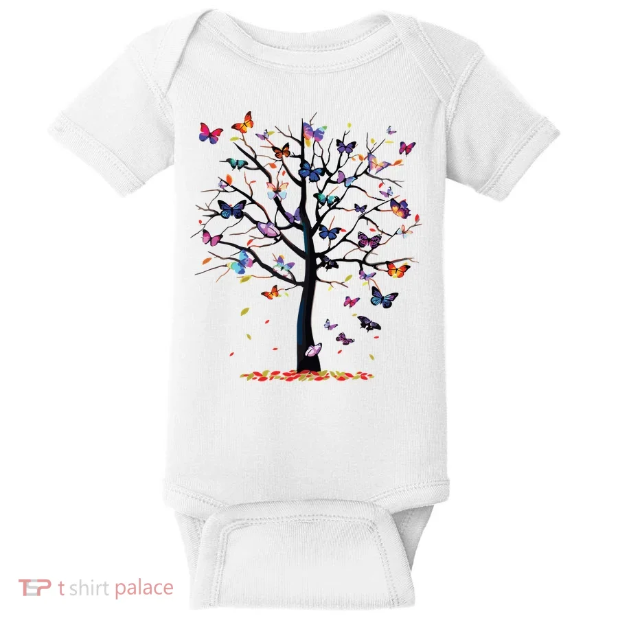 Butterfly Tree Beautiful Baby Bodysuit