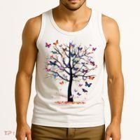Butterfly Tree Beautiful Tank Top thumb 3