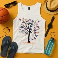 Butterfly Tree Beautiful Tank Top thumb 4