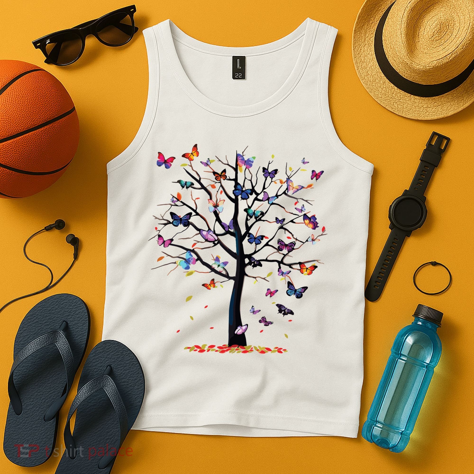 Butterfly Tree Beautiful Tank Top