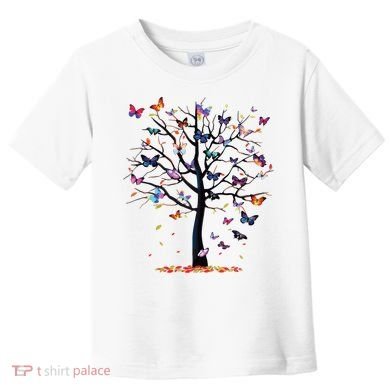 Butterfly Tree Beautiful Toddler T-Shirt