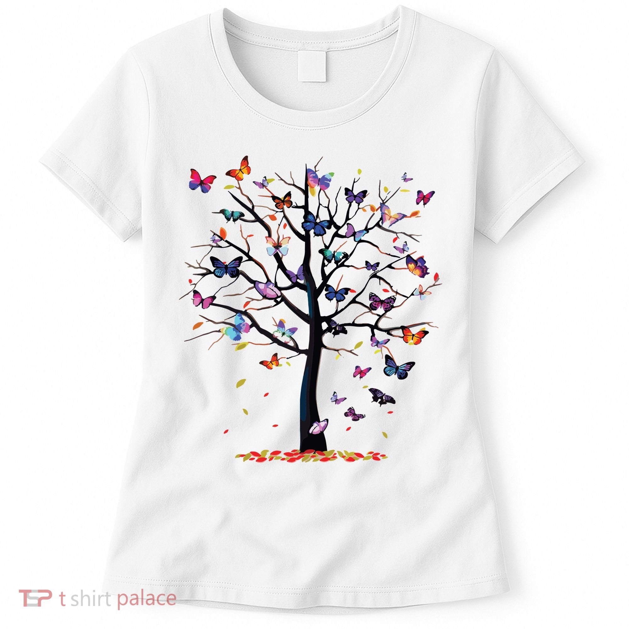 Butterfly Tree Beautiful Women's T-Shirt