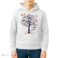 Butterfly Tree Beautiful Kids Hoodie thumb 4