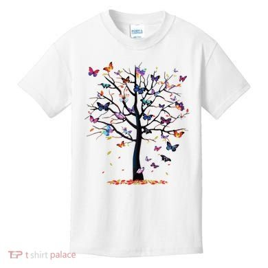Butterfly Tree Beautiful Kids T-Shirt