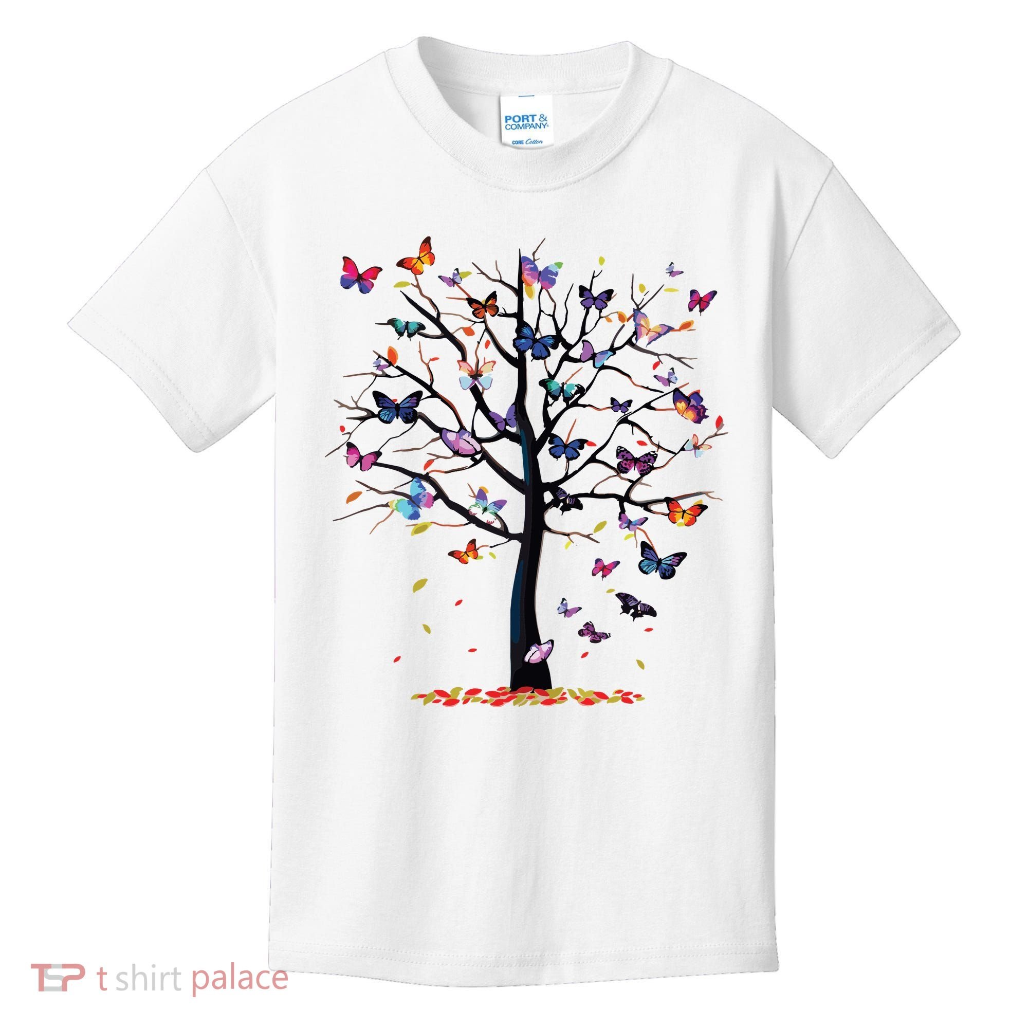 Butterfly Tree Beautiful Kids T-Shirt