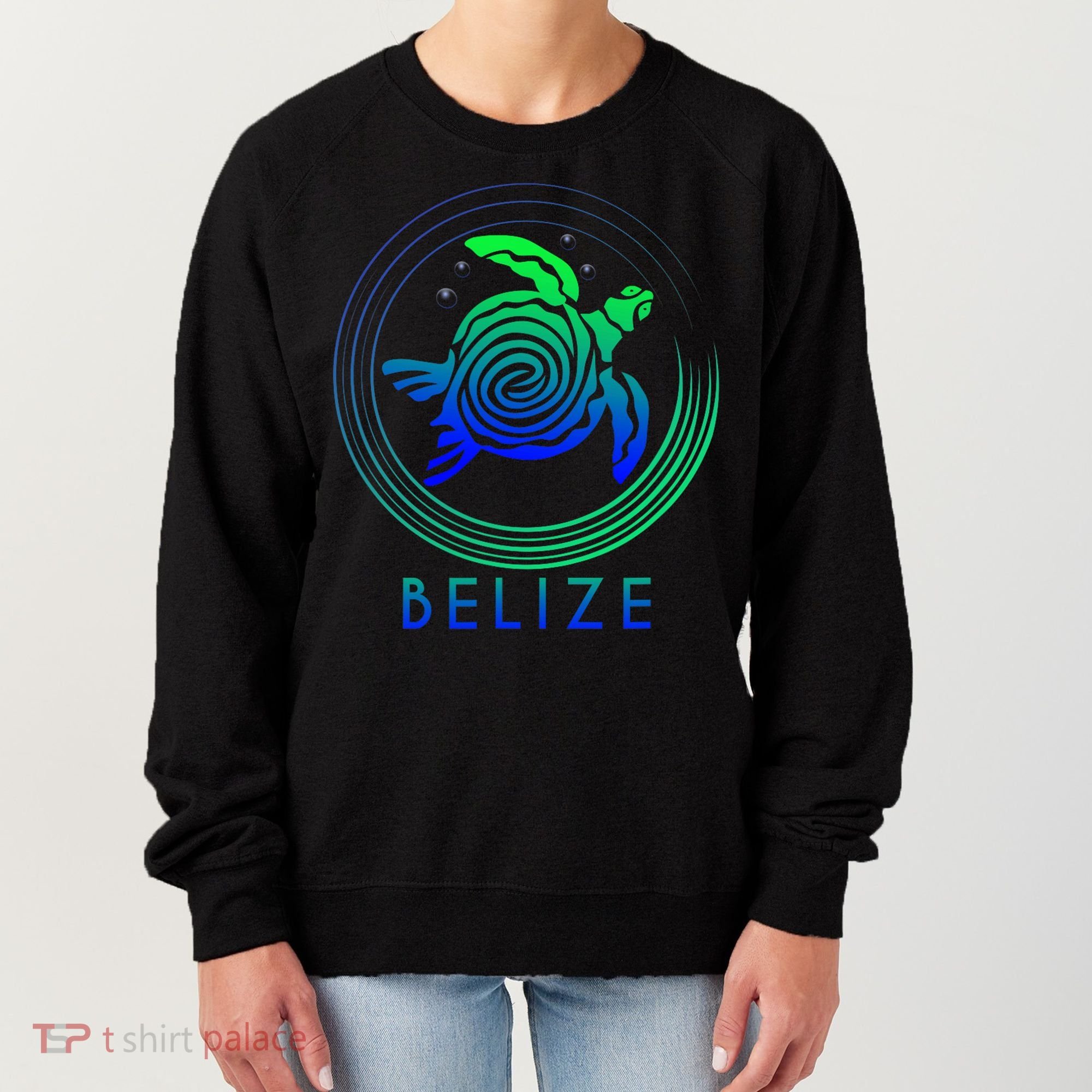 Belize Tribal Belize Turtle Women's Sweatshirt