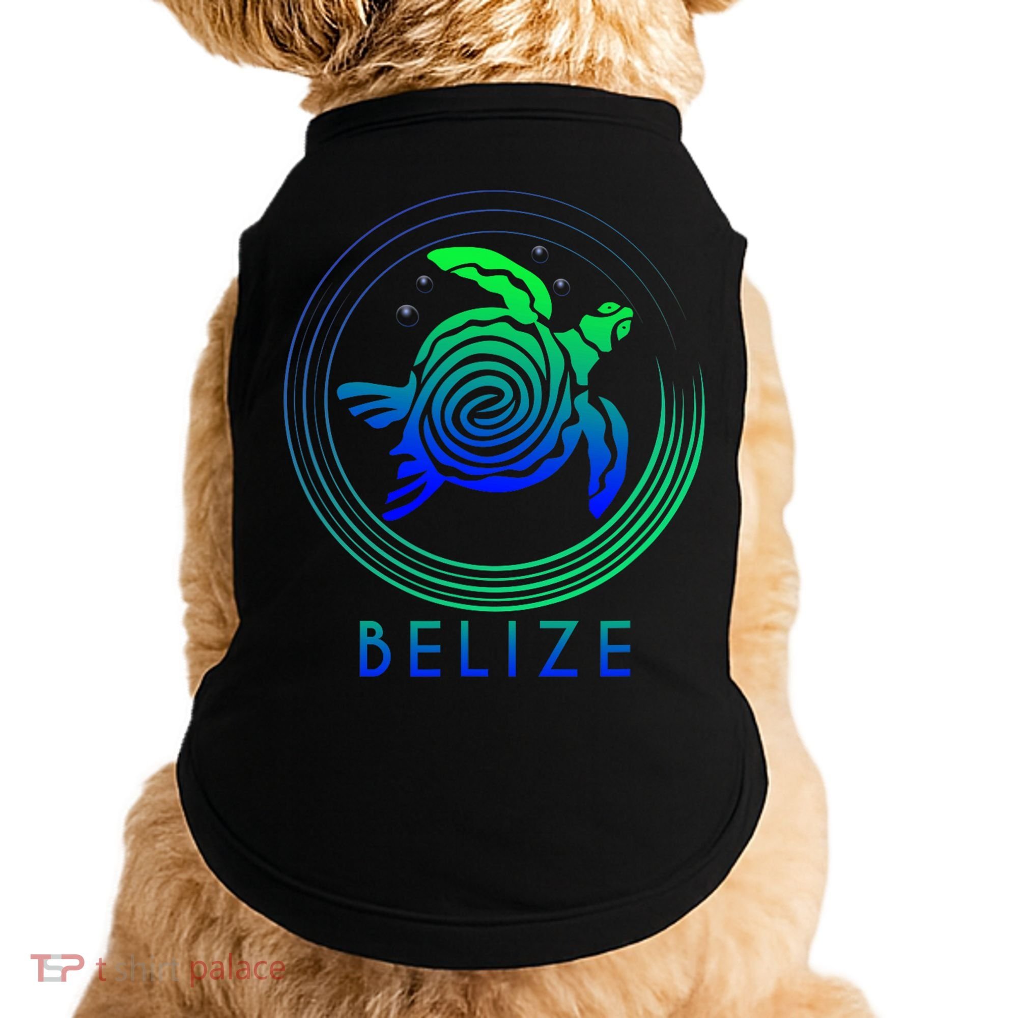 Belize Tribal Belize Turtle Doggie Tank