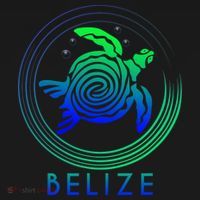 Belize Tribal Belize Turtle USA-Made Doggie Bandana thumb 2