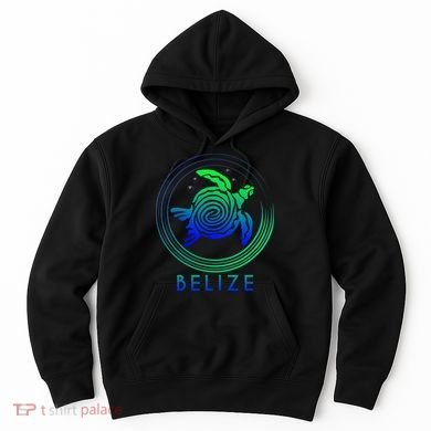 Belize Tribal Belize Turtle Hoodie