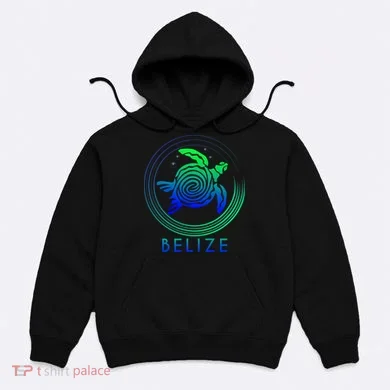 Belize Tribal Belize Turtle Hoodie