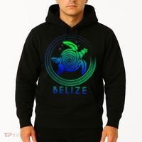 Belize Tribal Belize Turtle Hoodie thumb 2