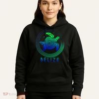 Belize Tribal Belize Turtle Hoodie thumb 5