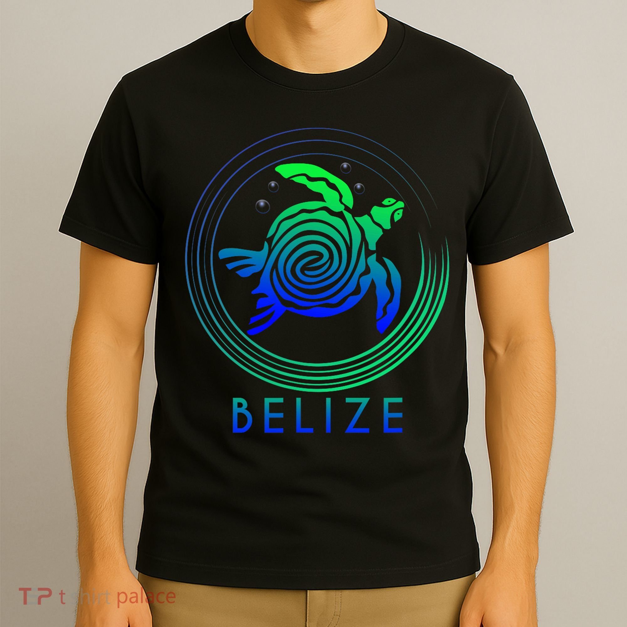 Belize Tribal Belize Turtle T-Shirt