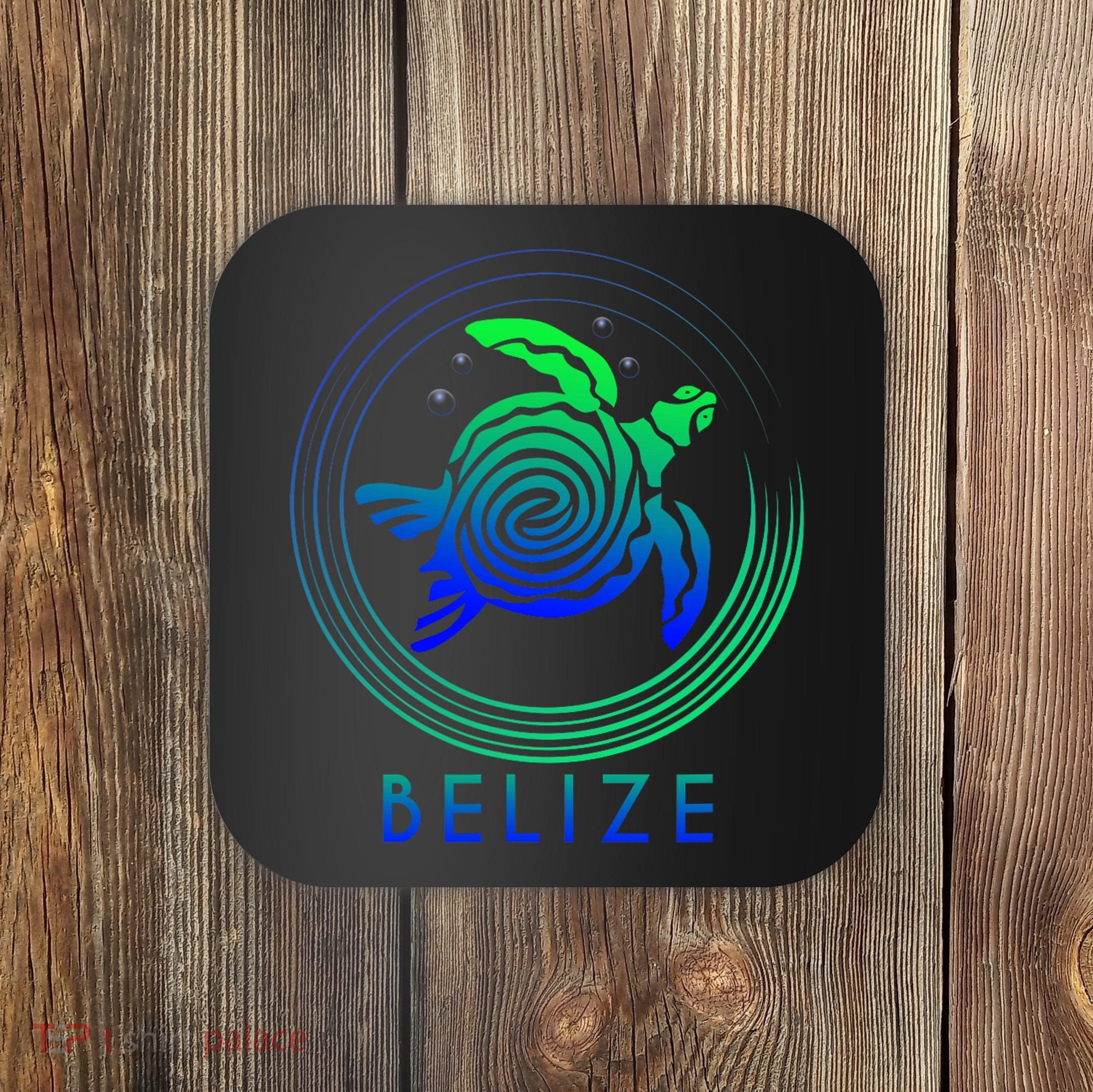 Belize Tribal Belize Turtle Coaster