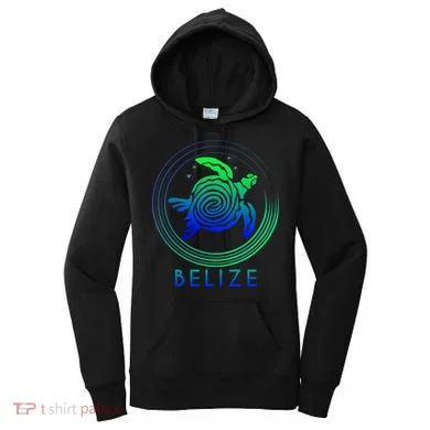 Belize Tribal Belize Turtle Women's Hoodie